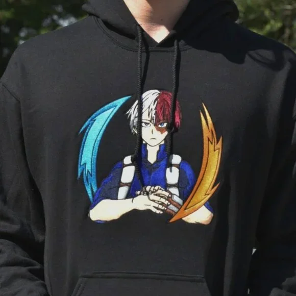 Shoto Todoroki Hoodie - Picture 3 of 4